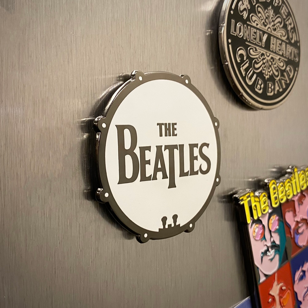 The Beatles- Drum Logo- Enamel Magnet